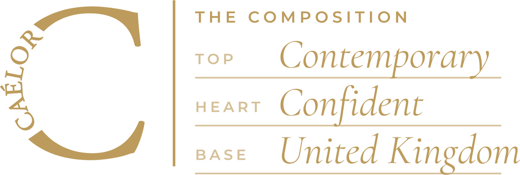 The Composition: Top, Contemporary; Heart, Confident; Base, United Kingdom